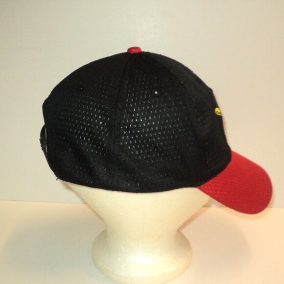 Pittsburgh Pirates Cap Embroidered Buccaneer Logo Black Mesh and Red, Blue Wave - Picture 4 of 5